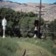 Milwaukee Road Mainline heading west at Burlington Northern Crossing, Sappington, Montana