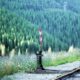 Entering Railroad Yard at East Portal, Montana (facing North)